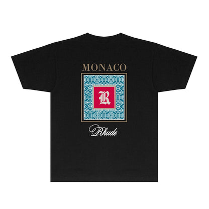 Rhude T Shirts Printed Trendy Pure Cotton