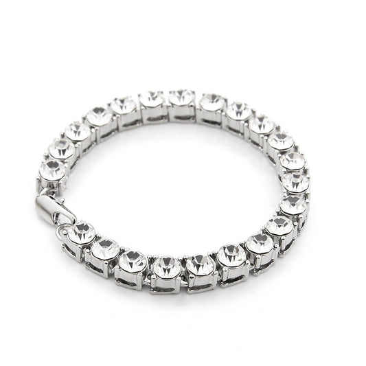 Bracelet Diamond Bracelet Hip Hop Bracelet 8mm Spectrum St. Valentine's