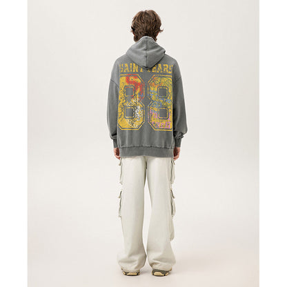 Unisex Hoodies Saint Michael Distressed Hoodies