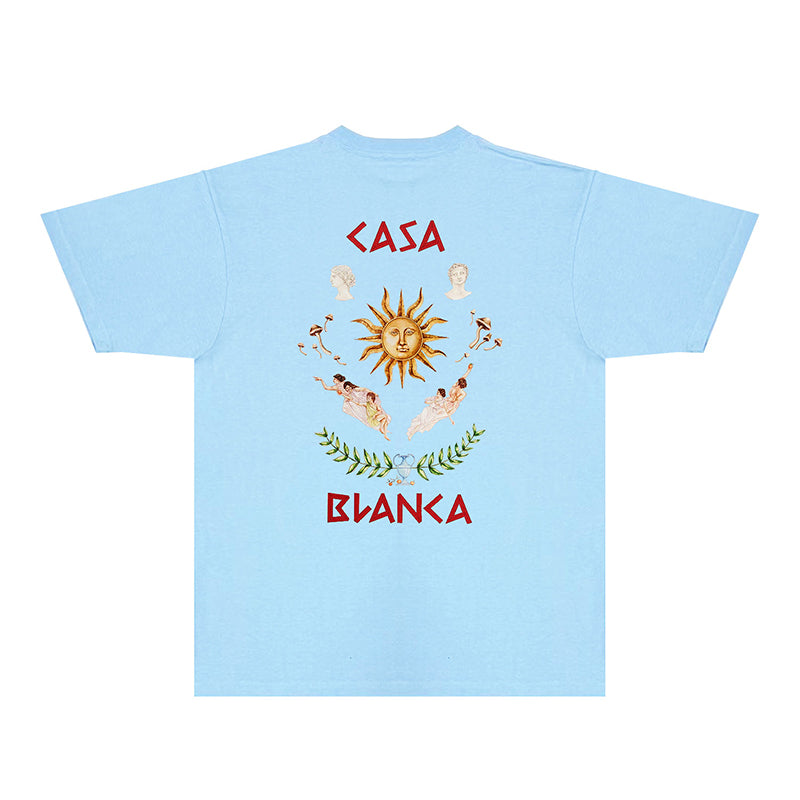 Casablanca T Shirts Fashion Print Street