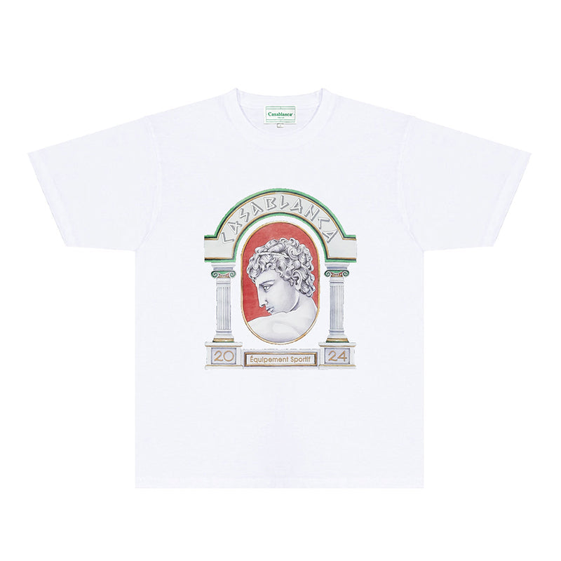 Casablanca T Shirts Fashion Print Street