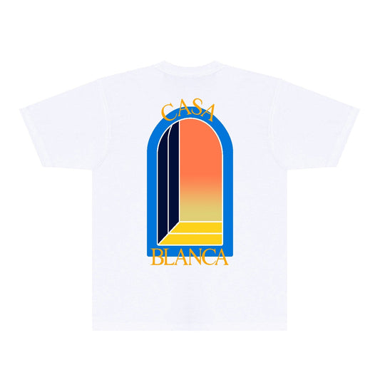 Casablanca T Shirts Fashion Print Street