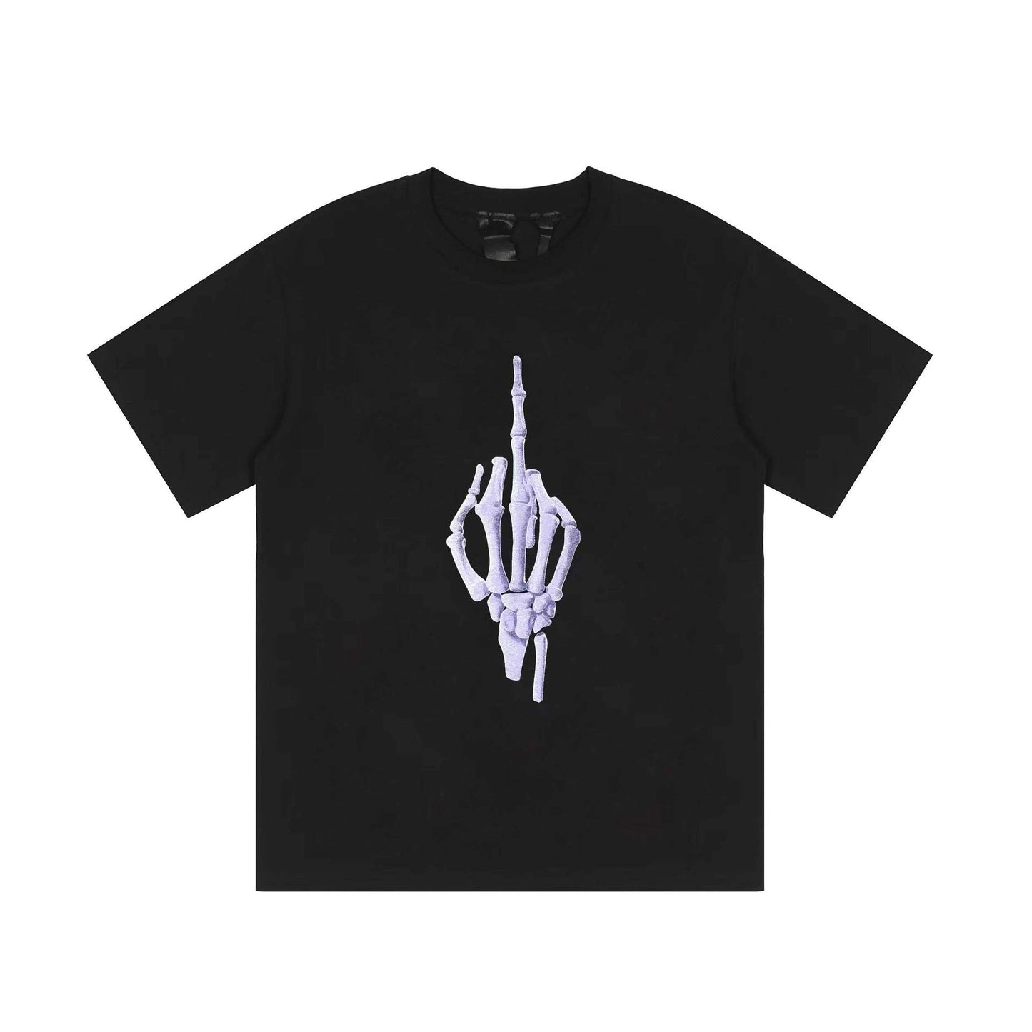 Vlone T Shirts Skull Palm Diamond Large V Printed Short Sleeve Men and Women Couple High Street Half Sleeve