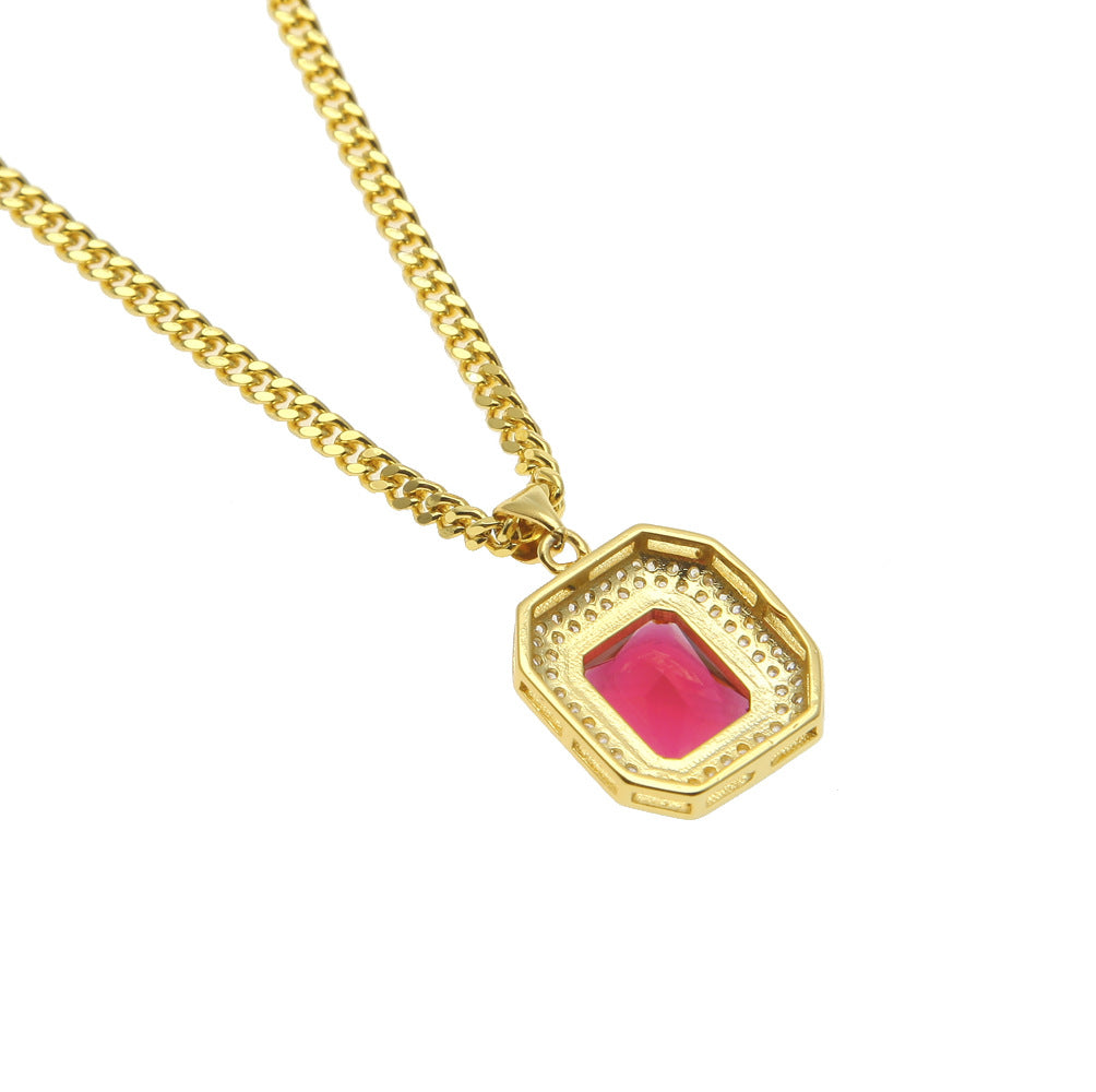Jewelry Hip Hop Stone Pendant Delicate Claw Set Zircon Pendant Royalty Jesus Pieces