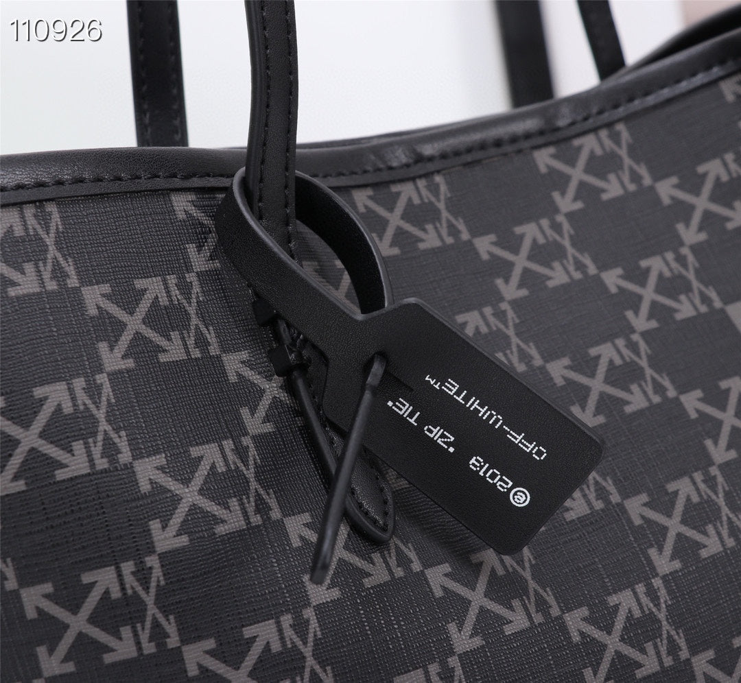 Off White Bag Casual Outdoor Convenient Tote Bag