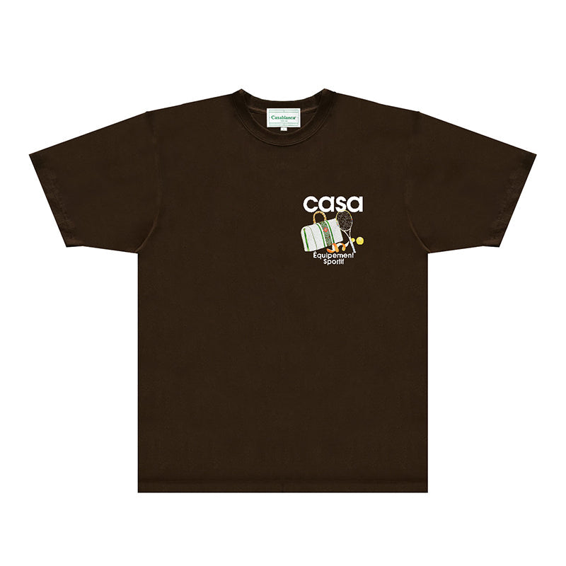 Casablanca T Shirts Fashion Print Street