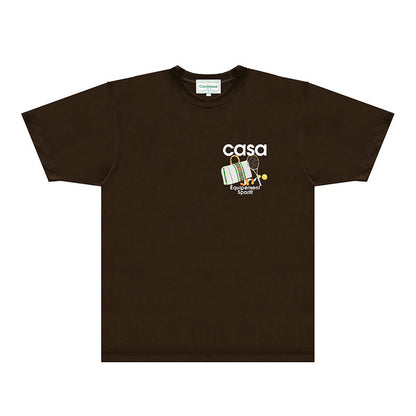 Casablanca T Shirts Fashion Print Street