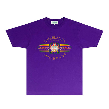 Casablanca T Shirts Fashion Print Street