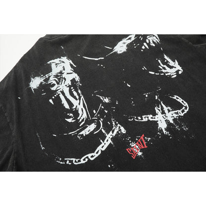 Unisex T-Shirts Saint Michael Old Dog Pattern T-Shirt