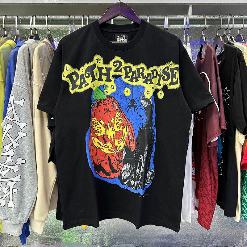 Hellstar T Shirts Retro abstract print