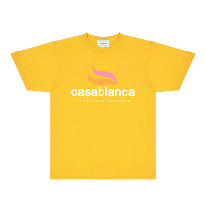 Casablanca T Shirts Fashion Print Street