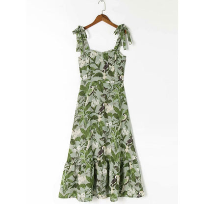 Women Dresses Summer Fashion Temperament Commute Sling Dress