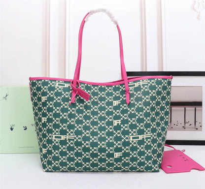 Off White Bag Casual Outdoor Convenient Tote Bag