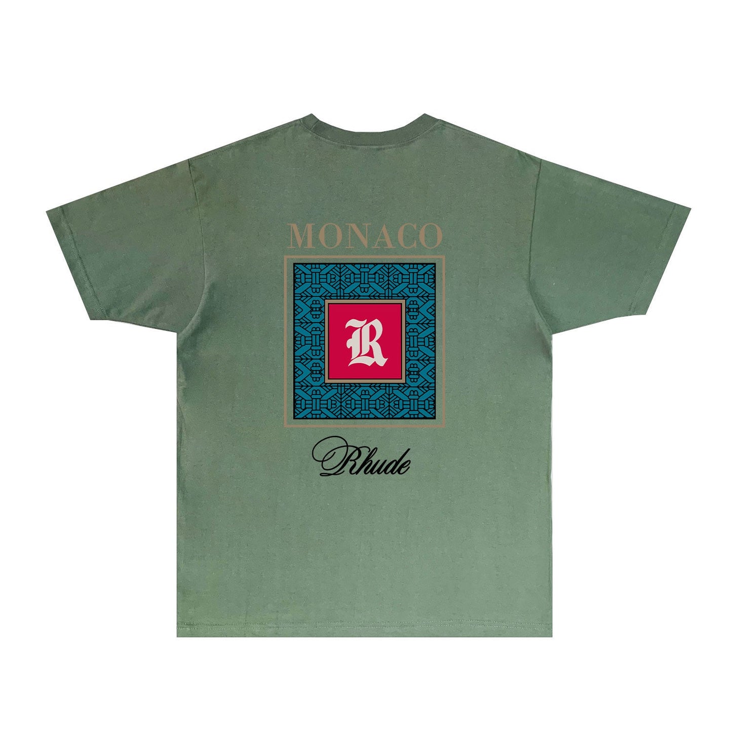 Rhude T Shirts Printed Trendy Pure Cotton