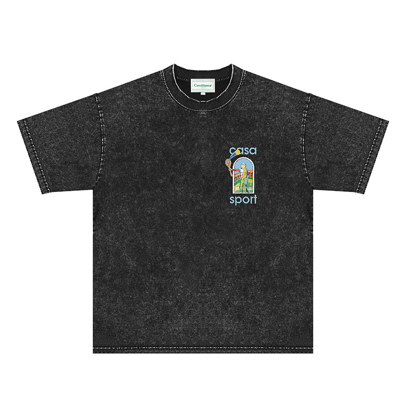 Casablanca Distressed T-Shirt