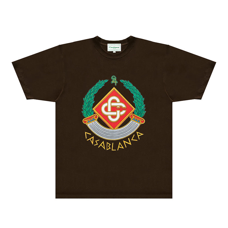Casablanca T Shirts Fashion Print Street