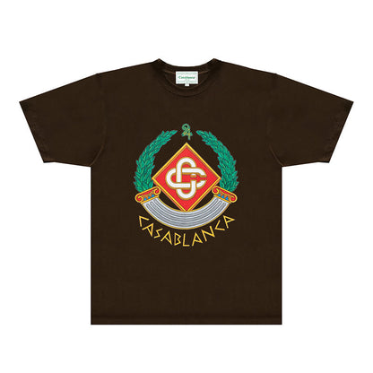 Casablanca T Shirts Fashion Print Street