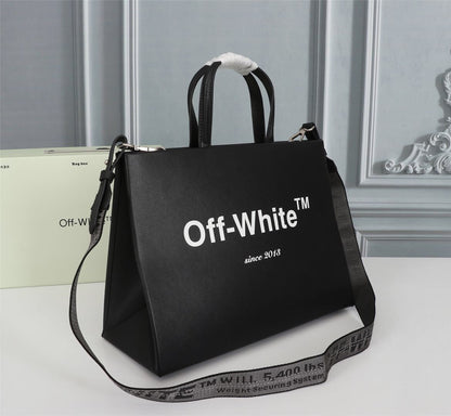 Off White Bag Casual Outdoor Convenient Tote Bag