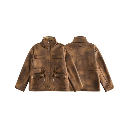 Unisex Coat Winter Vintage Loose Cool
