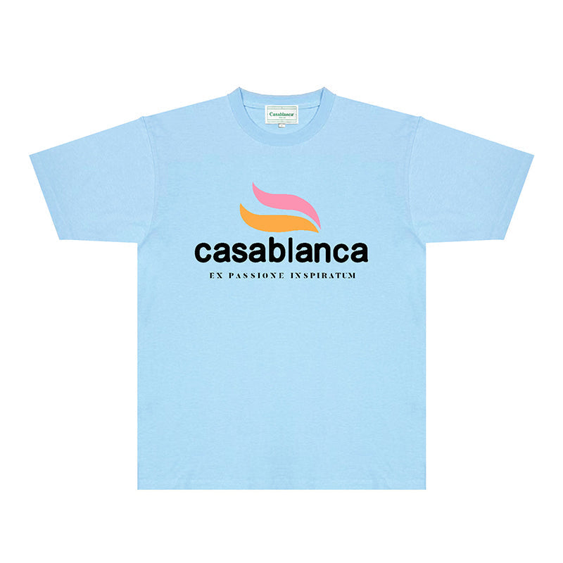 Casablanca T Shirts Fashion Print Street