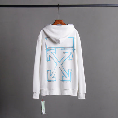 OW Hoodie Blue Chalk Gradient Long Sleeve