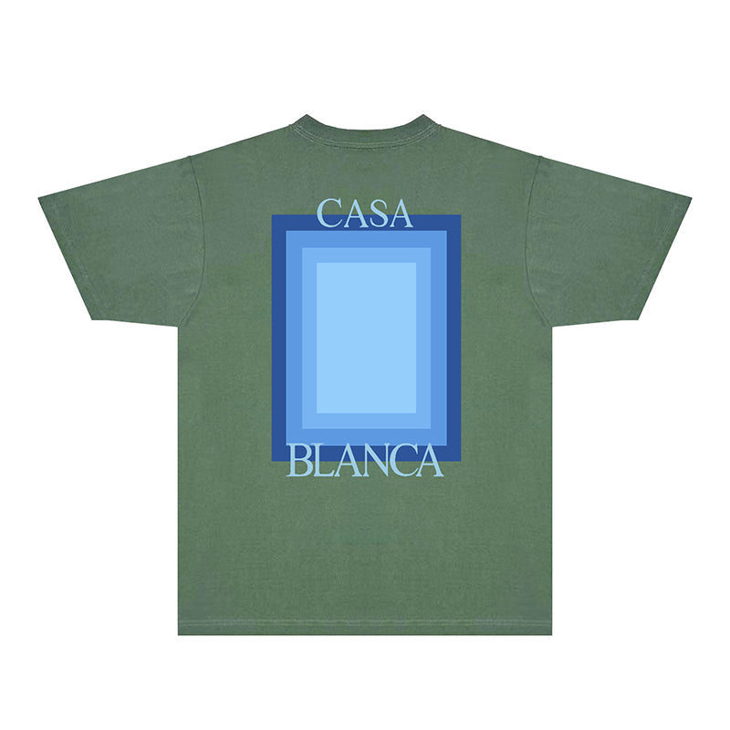 Casablanca T Shirts Fashion Print Street