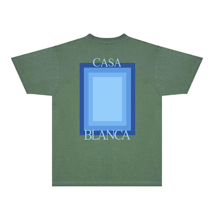 Casablanca T Shirts Fashion Print Street
