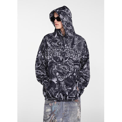Unisex Hoodies Saint michael Loose Casual Hoodie
