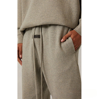 Fog Essentials Pant Black Flocked Printed Trousers