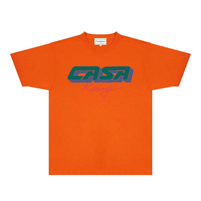 Casablanca T Shirts Fashion Print Street