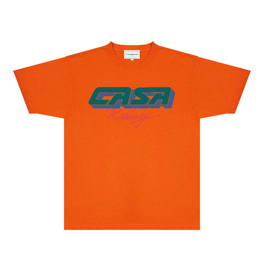 Casablanca T Shirts Fashion Print Street