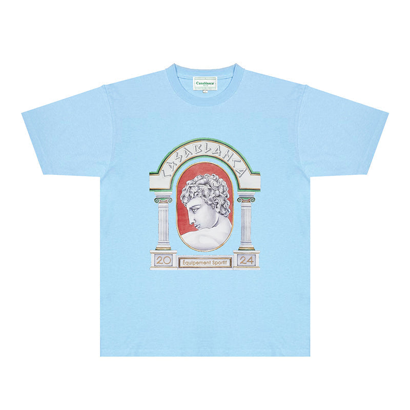 Casablanca T Shirts Fashion Print Street