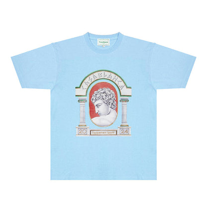 Casablanca T Shirts Fashion Print Street