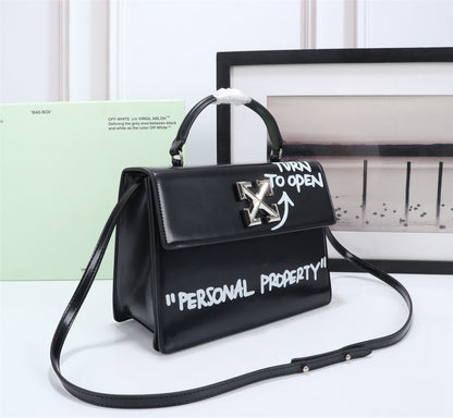 Off White Bag Casual Outdoor Convenient Tote Bag