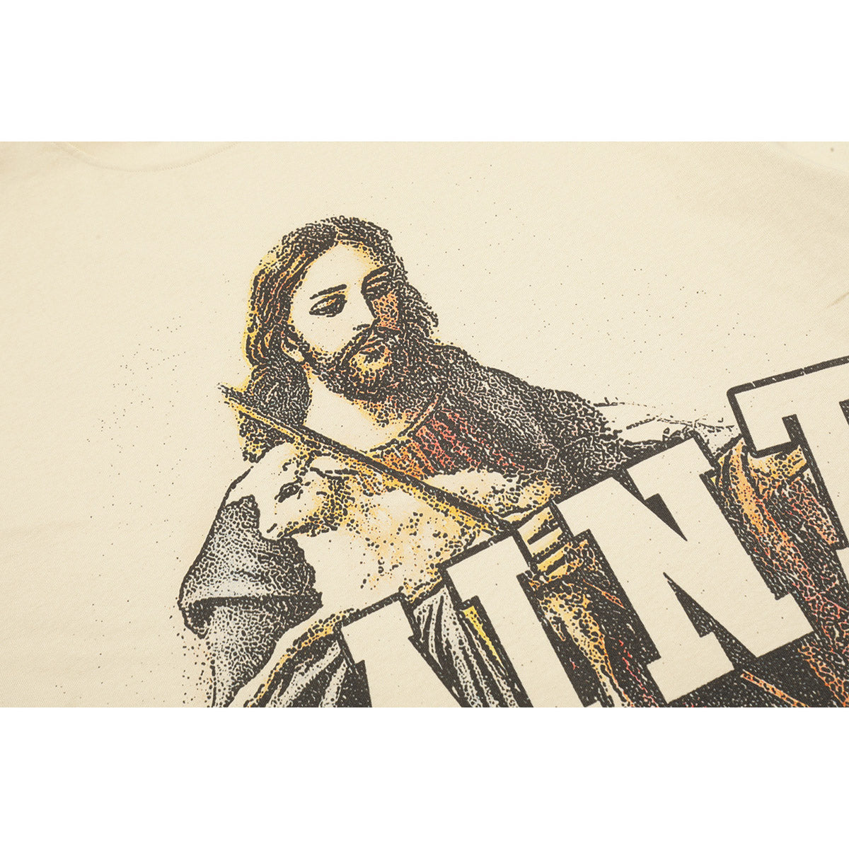 Unisex T-Shirts Saint Michael Jesus Printed VINTAGET Shirt