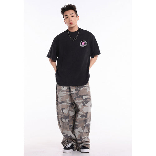 Unisex T-Shirts GALLERY DEPT Monster Print Loose T-Shirt