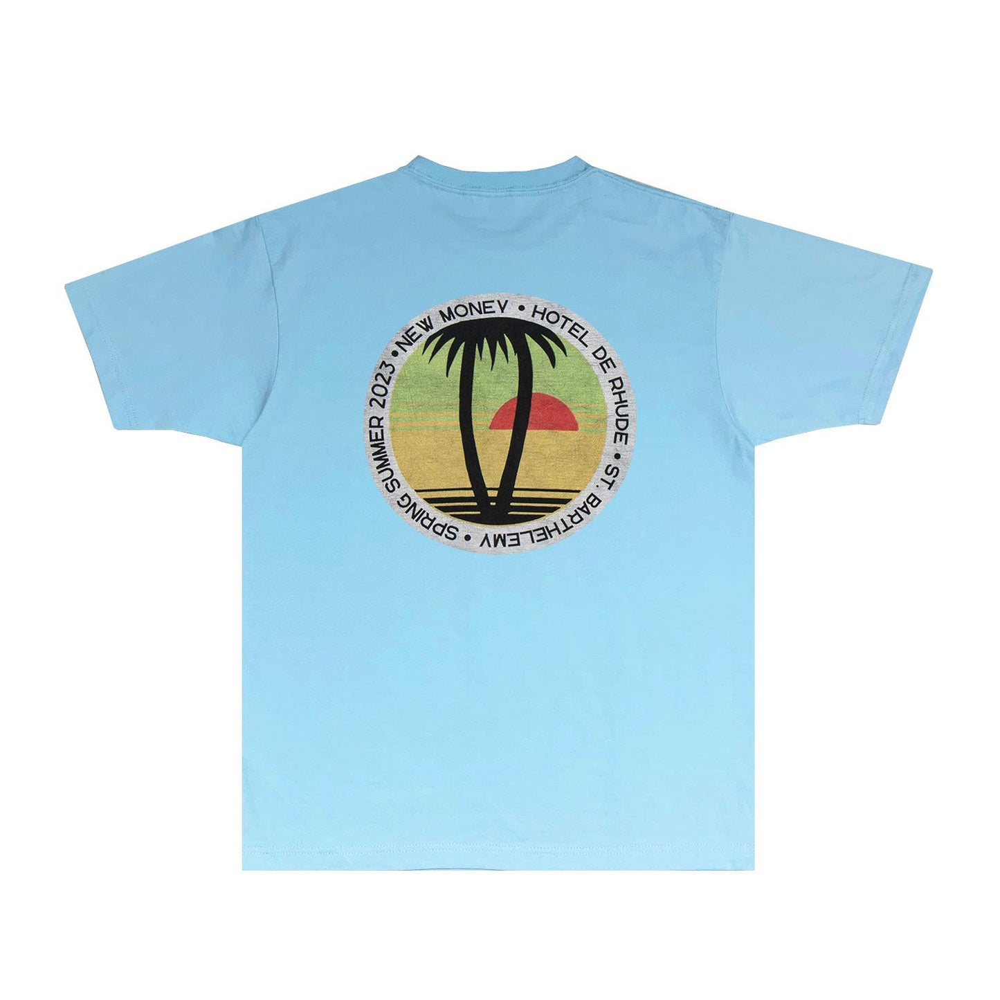 Rhude T Shirts Printed Trendy Pure Cotton