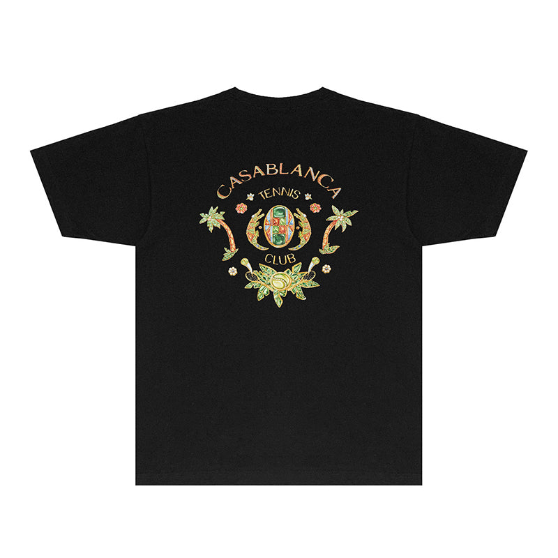 Casablanca T Shirts Fashion Print Street
