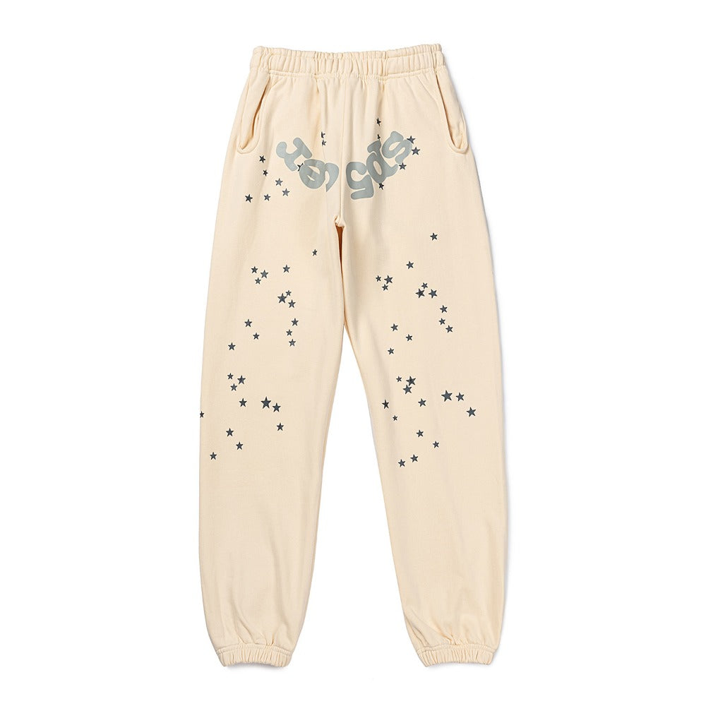 Sp5der Sweatpants Star Same Style Leisure Tappered