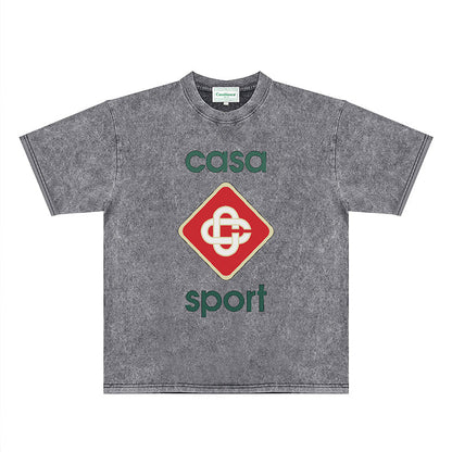 Casablanca Distressed T-Shirt