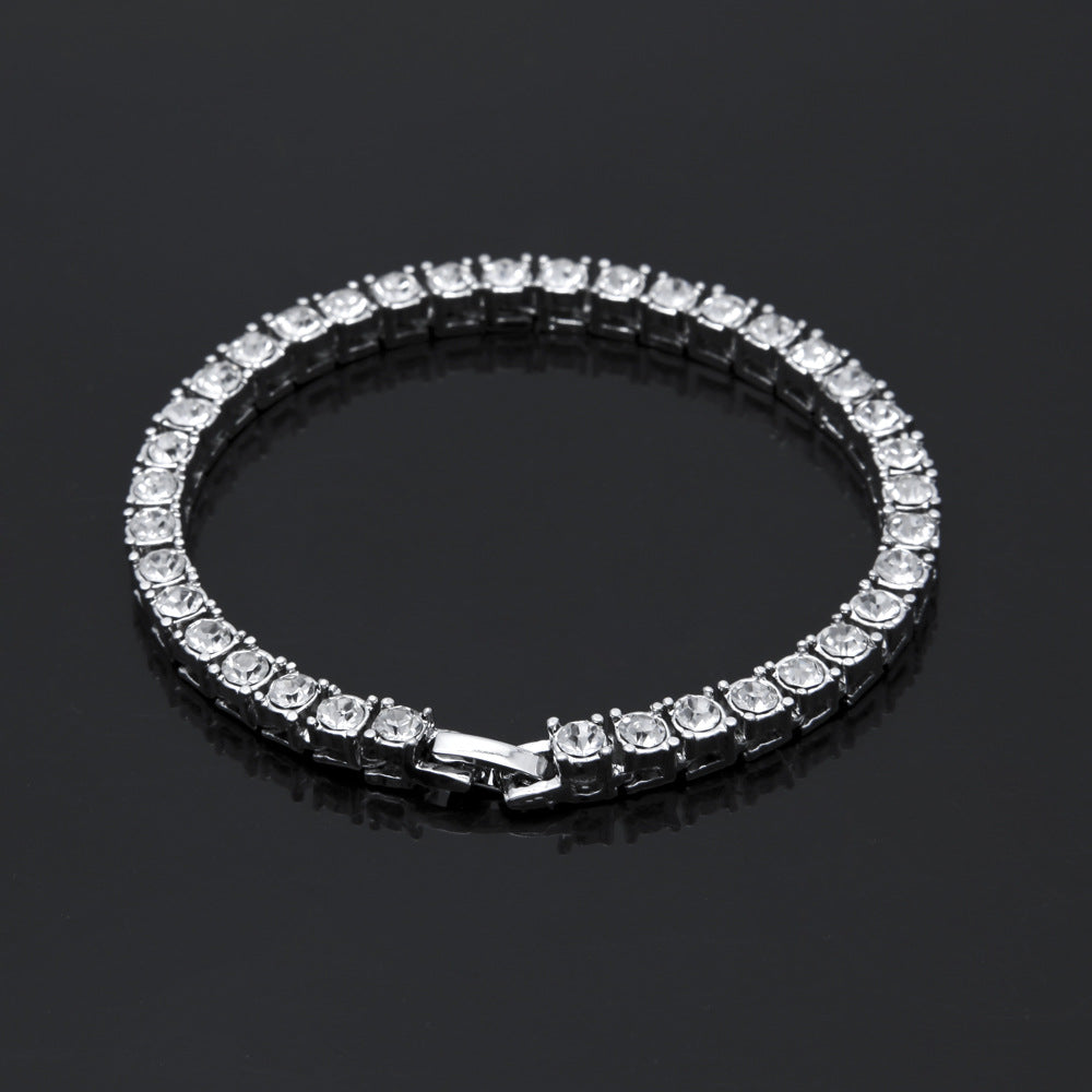 Bracelet Hip Hop Accessories Full Rhinestone 5mm Tennis Chain Royalty Spectrum