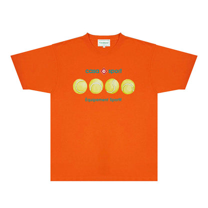 Casablanca T Shirts Fashion Print Street