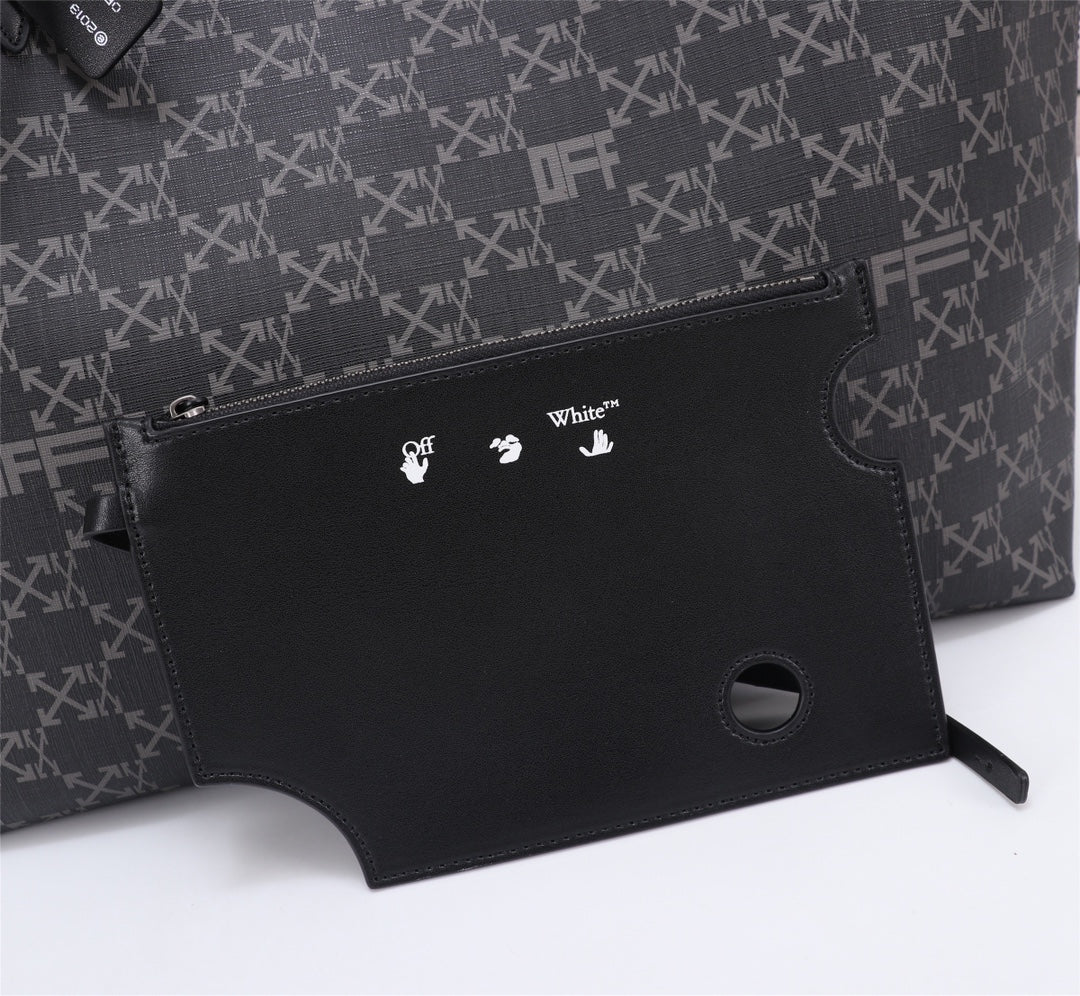 Off White Bag Casual Outdoor Convenient Tote Bag