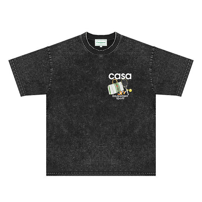 Casablanca Distressed T-Shirt