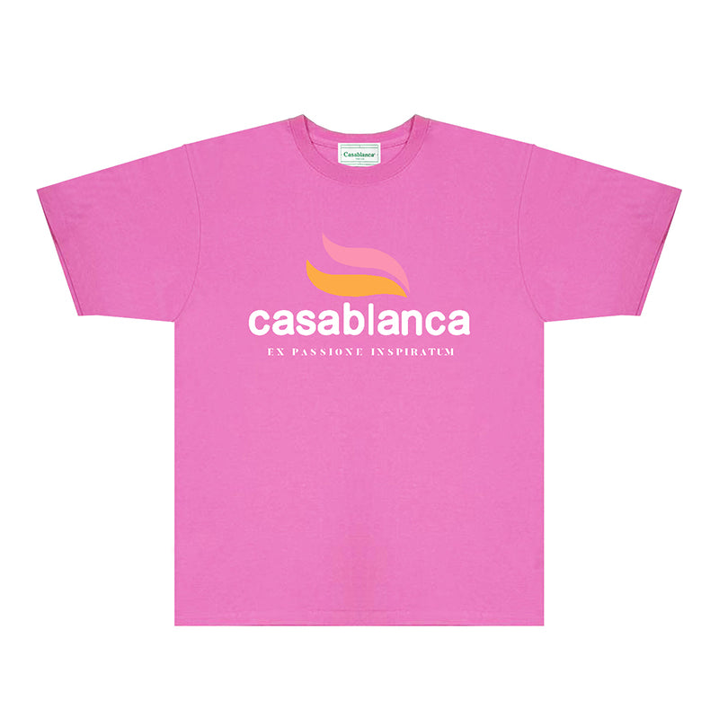 Casablanca T Shirts Fashion Print Street