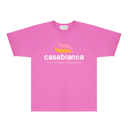 Casablanca T Shirts Fashion Print Street