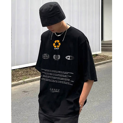 Unisex T-Shirts GRAILZ PROJECT G/R Loose Casual T-Shirt