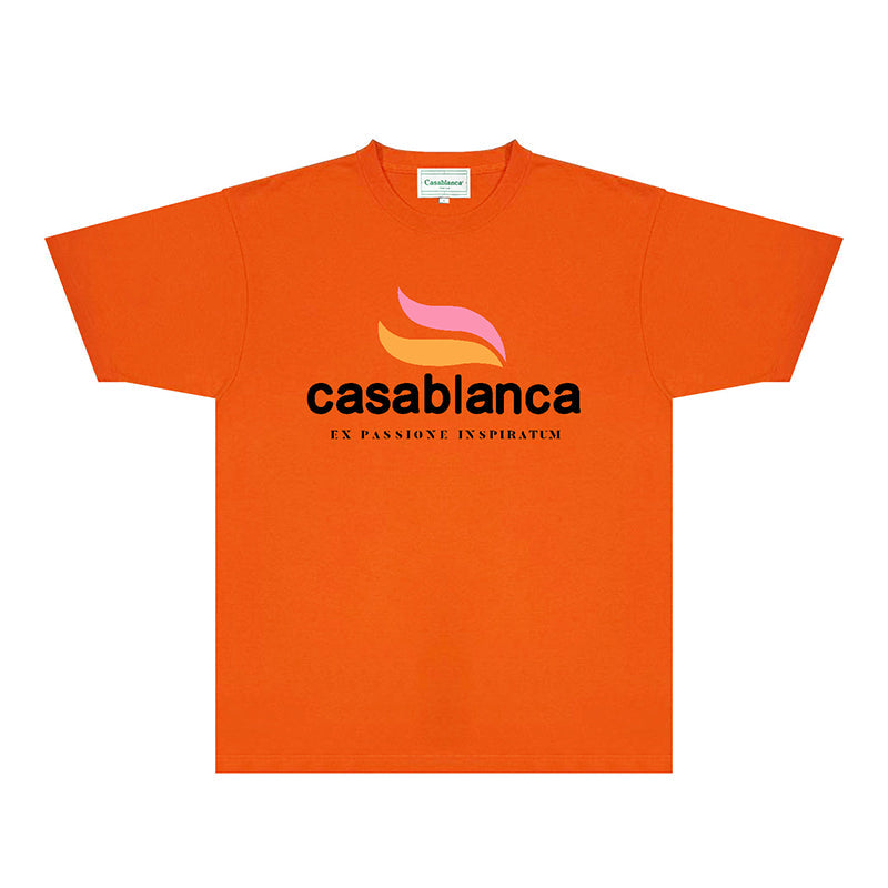 Casablanca T Shirts Fashion Print Street