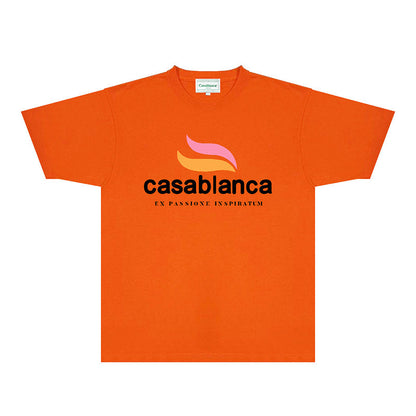Casablanca T Shirts Fashion Print Street