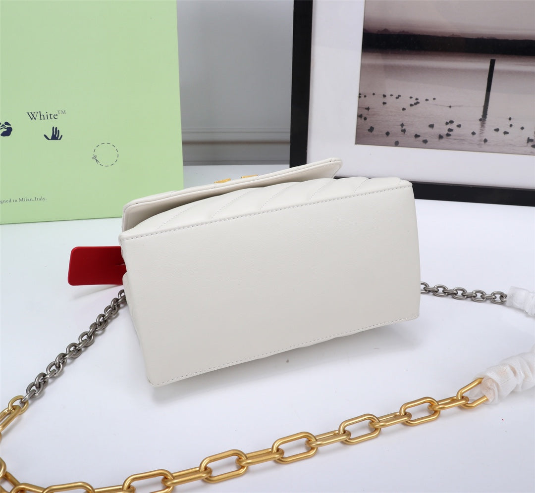 Off White Bag Casual Outdoor Convenient Tote Bag